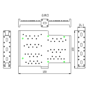 Ka-band 7 Channels Waveguide Diplexer