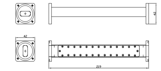 X Band High Altitude Waveguide Bandpass Filter