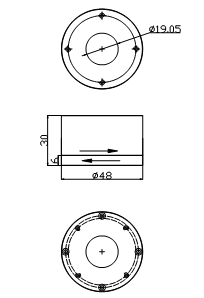 ku band waveguide rotary joint ii